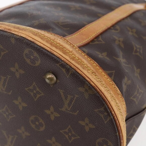 LOUIS VUITTON Monogram Bucket GM Shoulder Bag M42236 LV Auth 152768 - Picture 10 of 16